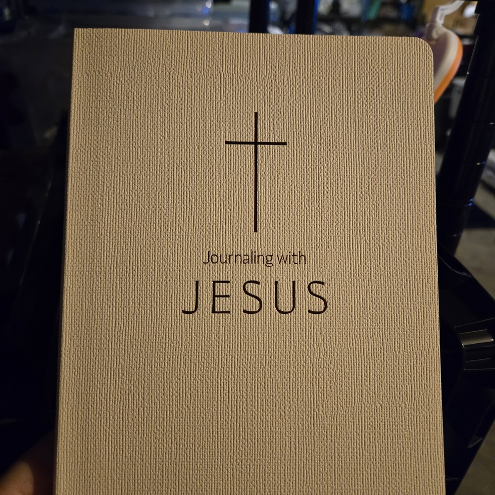 Beige Journaling with Jesus Notebook